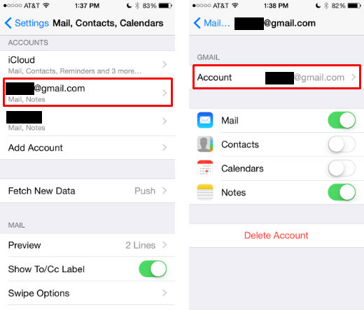How to set Trash as a swipe option in iOS 8.