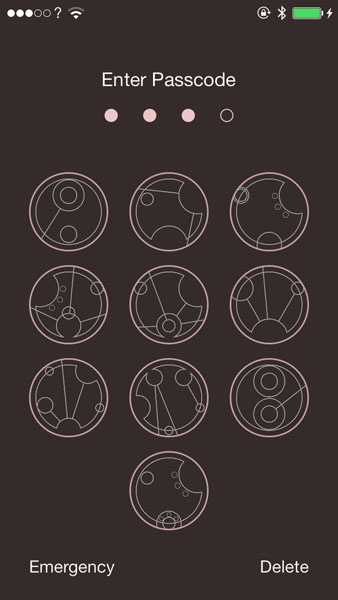 theme Time Lord Gallifreyan Keypad mod