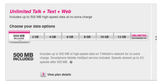T-Mobile Unlimited Data Plan T-Mobile iPhone