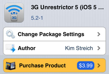 iOS tweak 3G Unrestrictor