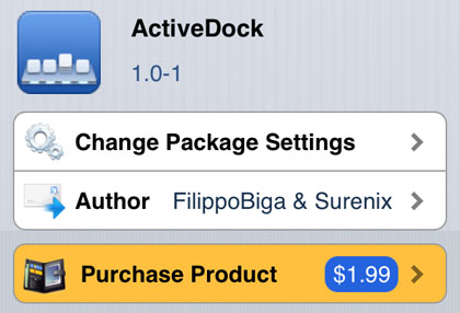 ActiveDock tweak Cydia iOS