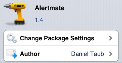 Alertmate tweak Cydia iOS