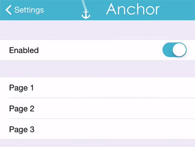 iOS 8 spaces on home screen” title=