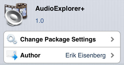 iOS custom ringtone AudioExplorer+ AudioExplorer+ tweak Cydia iOS