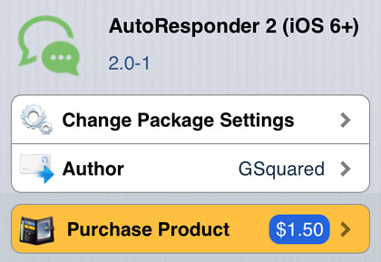 AutoResponder 2 jailbreak tweak iOS