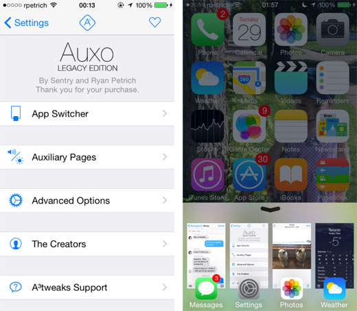 iOS 8 Auxo classic” title=