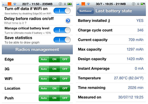 1 BattSaver iOS 7