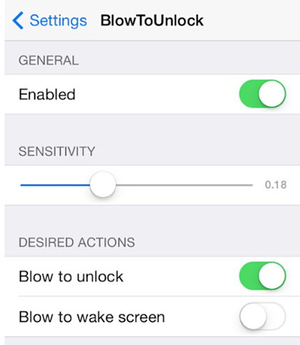 iOS 7 jailbreak BlowToUnlock