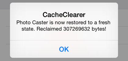cydia tweak clear cache 3 iOS 8.1 jailbreak CacheClearer3
