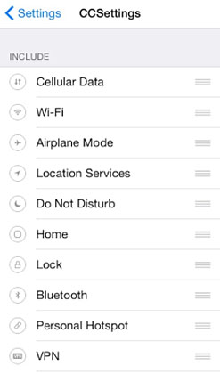 iOS 8.1 jailbreak CCSettings update Settings” title=