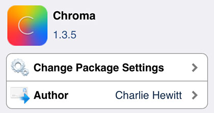 iOS 7 jailbreak Chroma icon