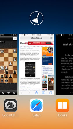 iOS 7 jailbreak task switcher