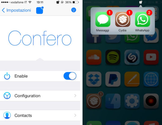 iOS 8.1 jailbreak Confero2” title=