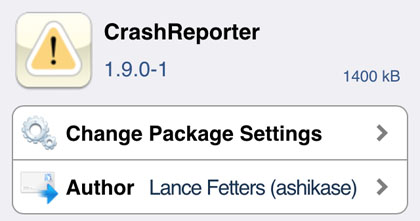 jailbreak tweak CrashReporter 3 log iOS crashes 3