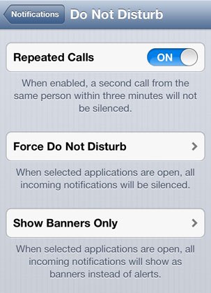 iOS Do Not Disturb controls DNDPro tweak Cydia iOS