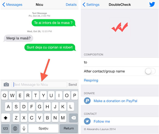 cydia tweak DoubleCheck iOS 8.1 jailbreak DoubleCheck