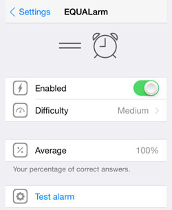 iOS 7 jailbreak EQUALarm