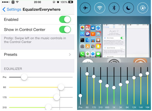akavet svejsning overflade Add an Equalizer to the iOS Control Center | The iPhone FAQ