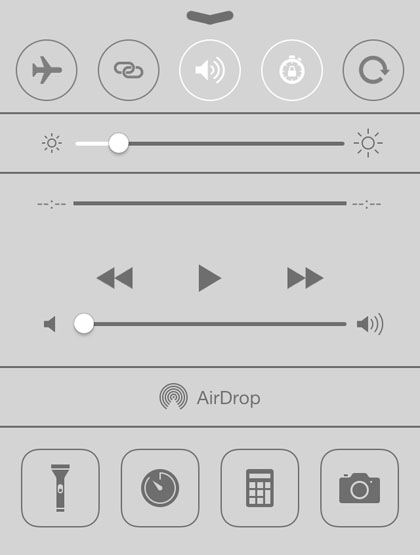 Cydia Flip Control Center tweak