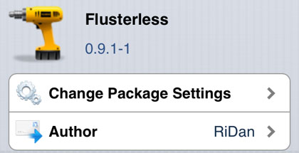 Flusterless tweak Cydia iOS