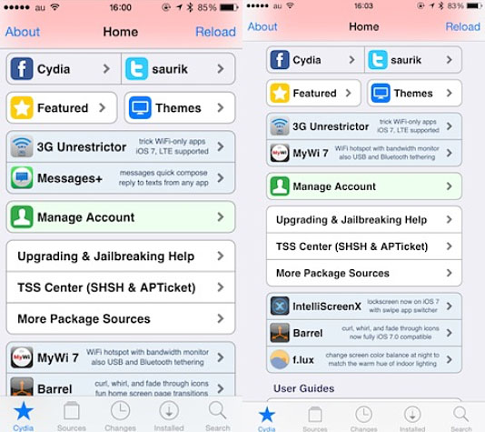 cydia tweak expand apps iOS 8.1 jailbreak ForceGoodFit