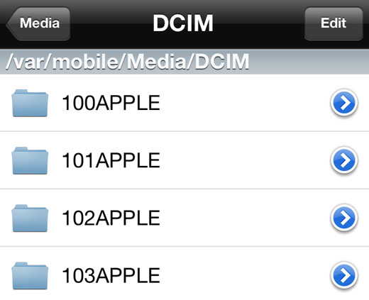 iFile tweak Cydia iOS