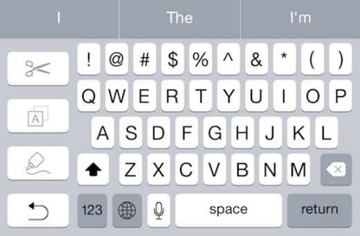 iOS 8.1 jailbreak custom keyboard”  title=