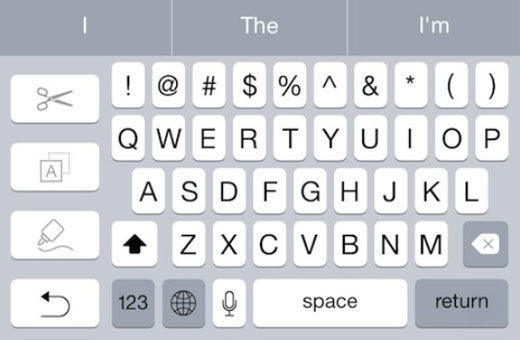 iOS 8.1 jailbreak custom keyboard” title=