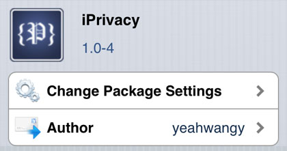 Privacy tweak Cydia iOS