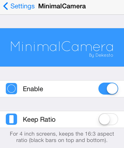 iOS 7 jailbreak minimal camera2