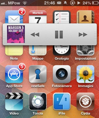 MiniPlayer tweak Cydia iOS