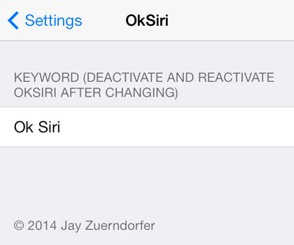 iOS 7 jailbreak Siri listening