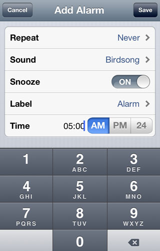 iOS PadClock quicker alarms PadClock tweak Cydia iOS