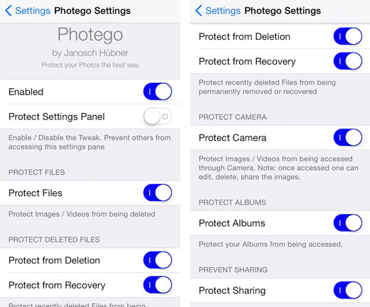 iOS 8 Touch ID Photos app” title=