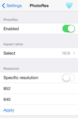 iOS 8 PhotoRes
