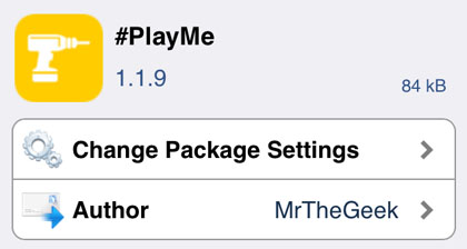 cydia tweak now playing home screen iOS 7 jailbreak PlayMe