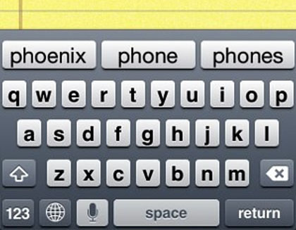 iOS tweak Predictive Keyboard Android