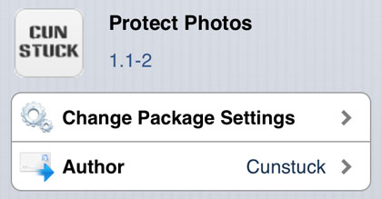 Protect Photos tweak Cydia iOS