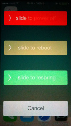 RePower tweak sliders iPhone jailbreak