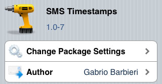 SMS Timestamps tweak