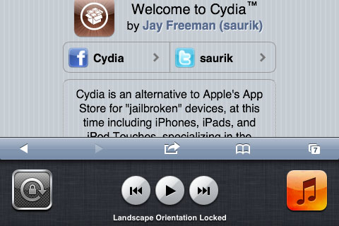 landscape iOS orientation lock Cydia Tweak SwitcherLand landscape