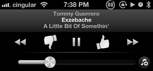 iOS ThumbsUp Pandora lock screen ThumbsUp tweak Cydia iOS