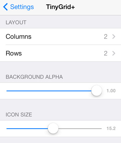 custom iOS folder icons tiny grid iOS 7 tweak