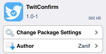 iOS 7 jailbreak TwitConfirm icon