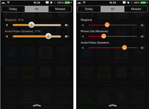 cydia tweak Volume Mixer 2 iOS 7 jailbreak volume controls 2