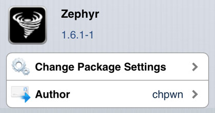 iOS tweak Zephyr Zephyr iPhone gestures multitask