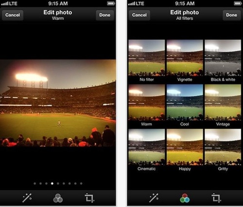 Twitter Photo Filters Twitter 5.2 iOS