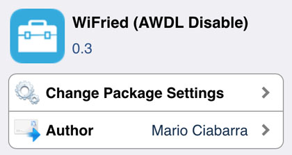 cydia tweak fix Wi-Fi AWDL disable iOS 8.1 jailbreak Wi-Fi problems hack