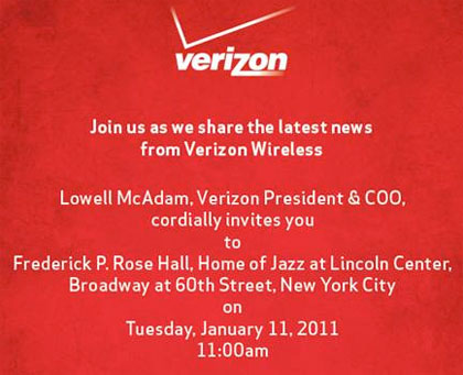apple iphone announcement invitation verizon wireless apple iphone announcement verizon wireless january 2011