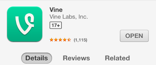 Apple App Store Age Ratings Vine App